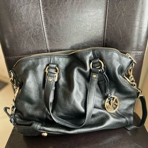 Black/Gold Michael Kors Bag